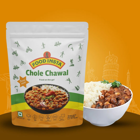 ready to eat food chole chawal