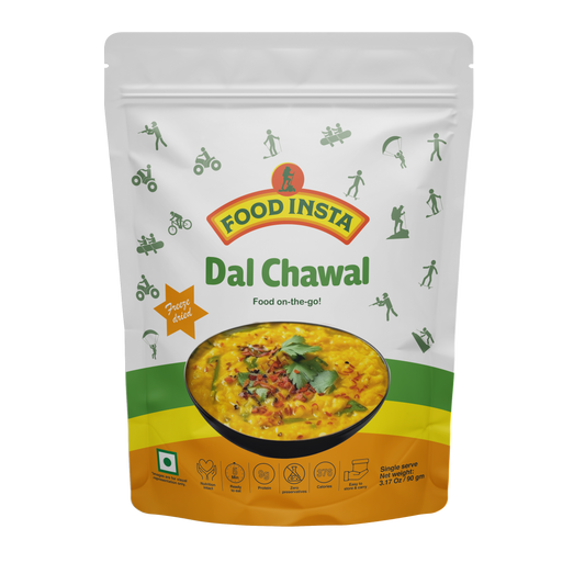 Instant food dal chawal