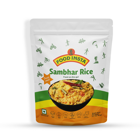 Travel food sambar rice