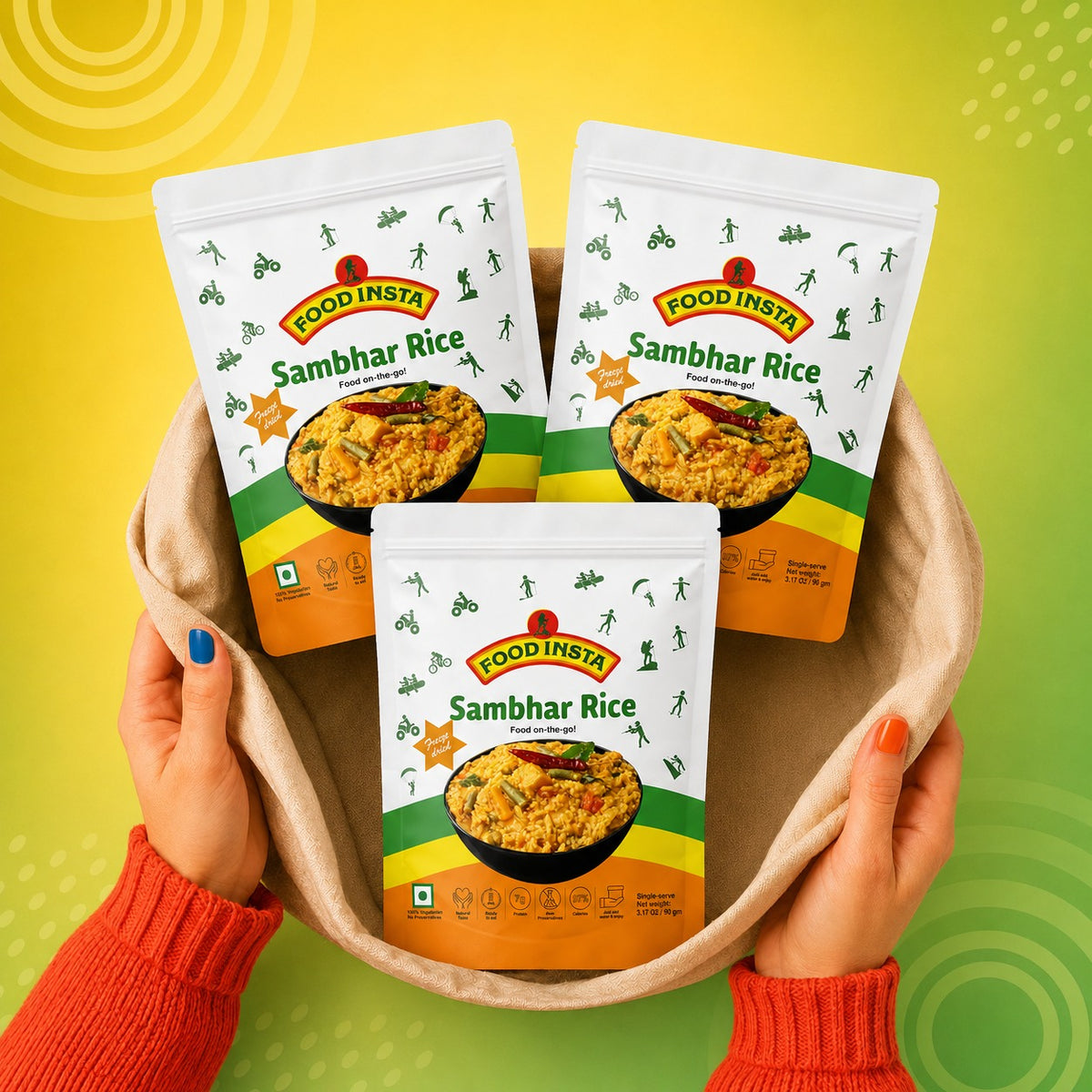 Food Insta Ready-to-Eat Sambar Rice