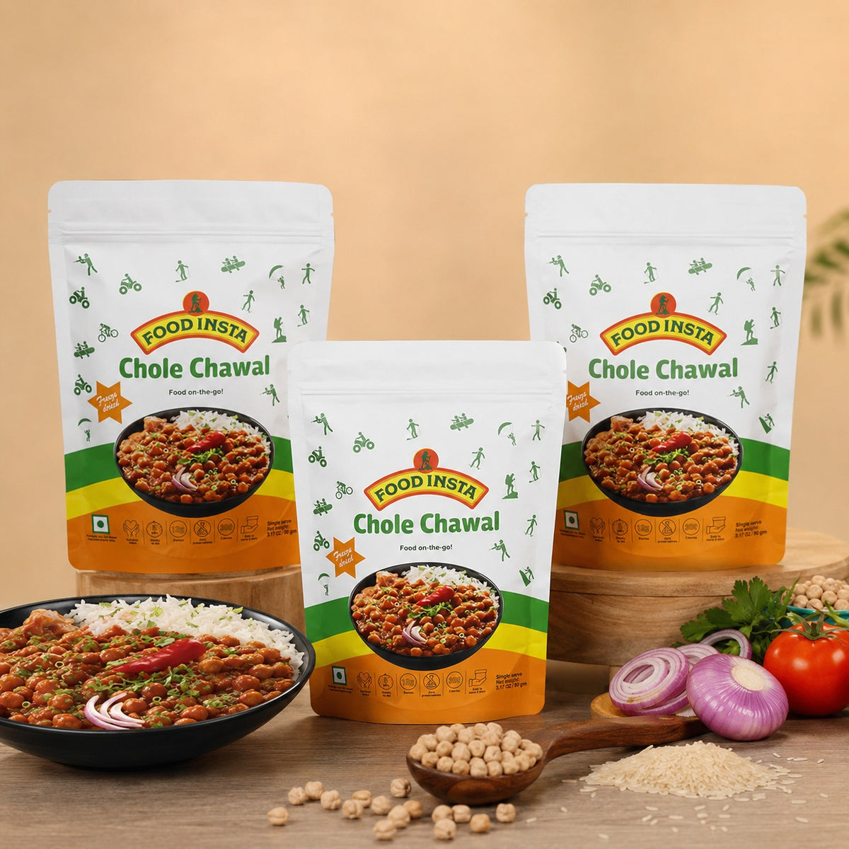 Food Insta Ready-to-Eat Chole Chawal