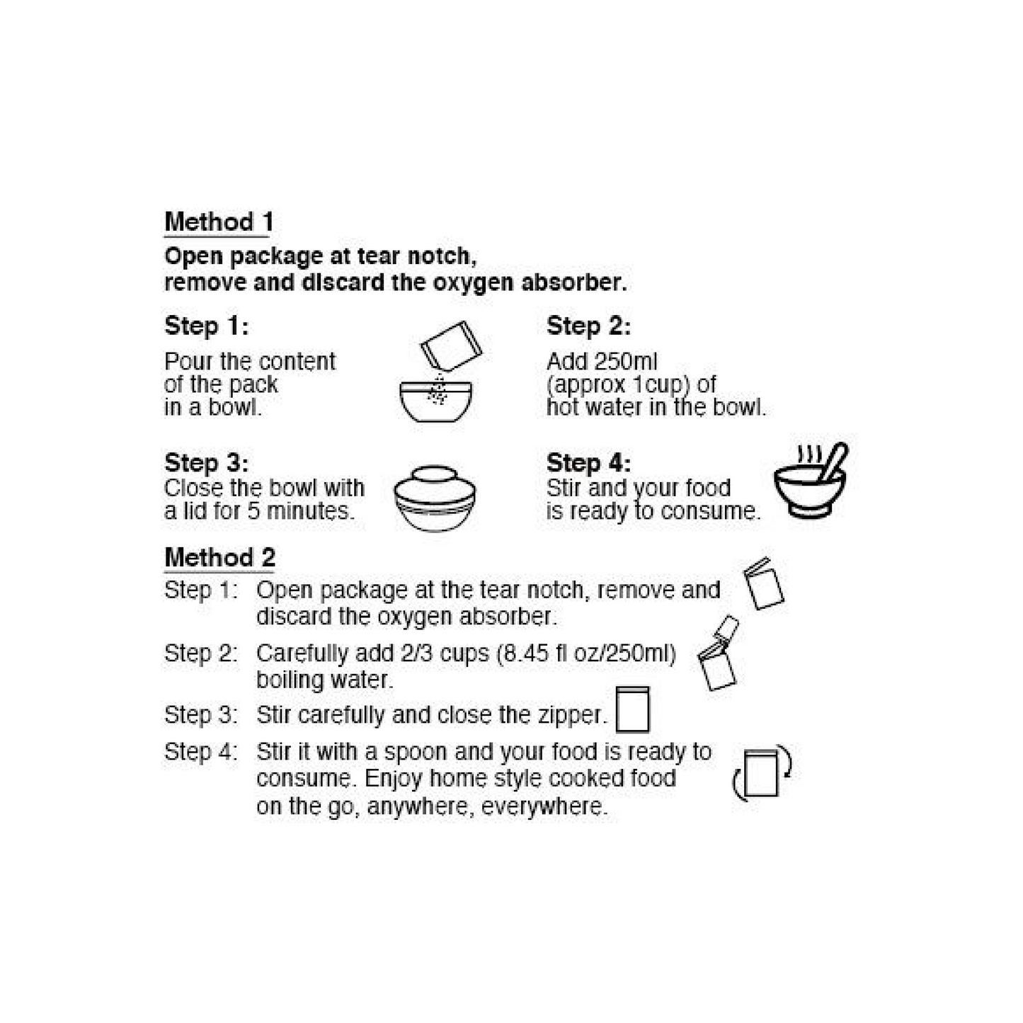 heat and eat meals