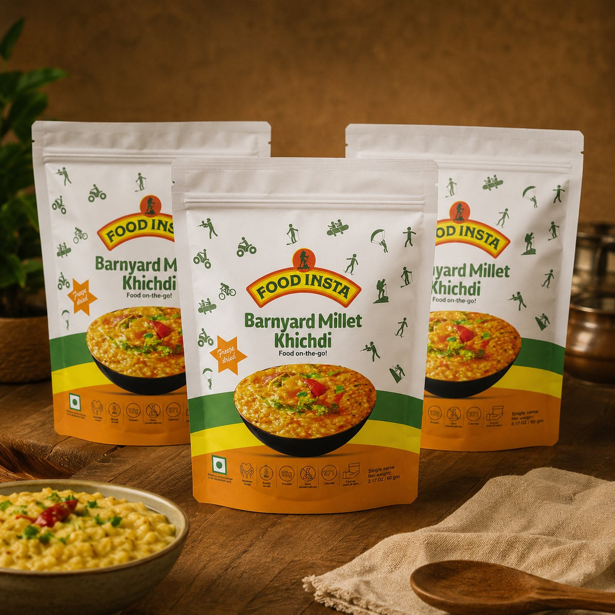 Food Insta Ready-to-Eat Barnyard Millet Khichdi
