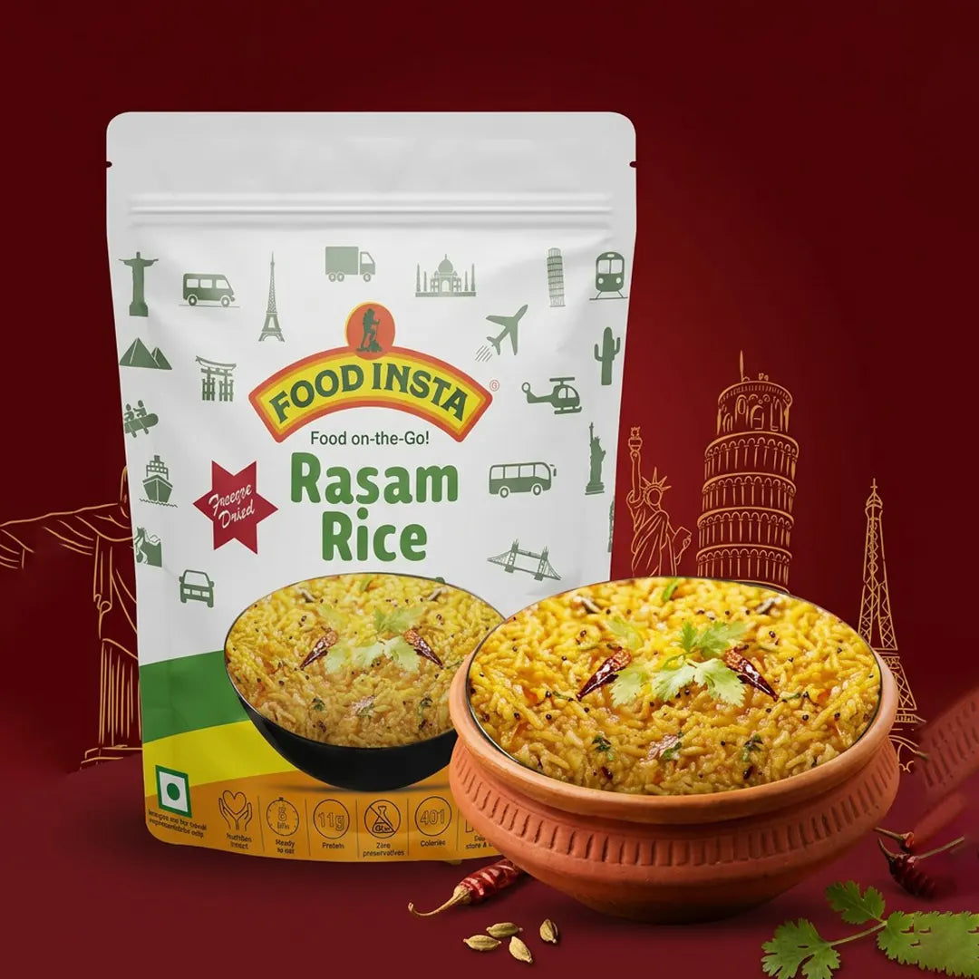 Ready Made Rasam Rice Food Insta Ready-to-Eat Rasam Rice