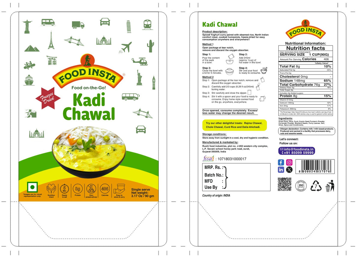 Food Insta Ready-to-Eat Kadi Chawal