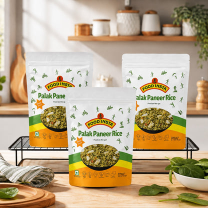 FoodInsta Ready-to-Eat Palak Paneer Rice