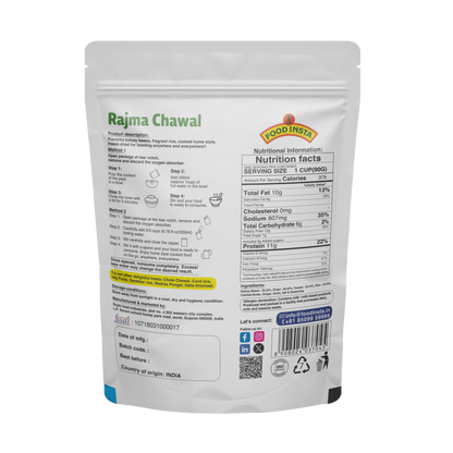 instant meals rajma chawal